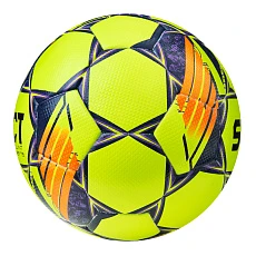 Мяч футб. SELECT Brillant Super TB, 3615968509,р.5, FIFA PRO, ПУ, 32пан. термосш, желто-оранж-фиолет