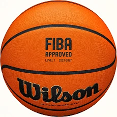Мяч баск. WILSON Evo Nxt, WTB0965XB, р.7, FIBA Approved, микрофибра, бутил. камера, коричневый