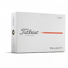 Мяч для гольфа Titleist Velocity 26, T8027S-WT, 3 шт/уп, белый
