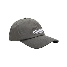Бейсболка спорт. PUMA ESS No.2 02288504, 100% хлопок, серый
