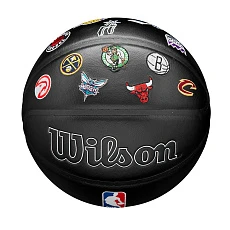 Мяч баск. WILSON NBA All Team Premiere Ball, WZ4028601XB р.7, PU, бутил. камера, черный