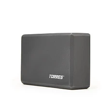 Блок для йоги TORRES, YL8005GR, размер 8x15x23 см, материал ЭВА, серый