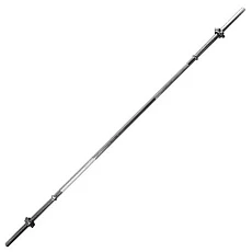 Гриф для штанги TORRES , PL5032, d25мм, 180 см, сталь, замок-гайка, хром