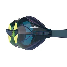 Очки для плав. SPEEDO Vanquisher 3.0 Mirrored, 8-00473717966, ЗЕРКАЛЬНЫЕ линзы, синяя оправа