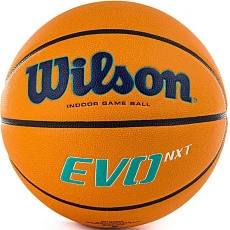 Мяч баск. WILSON EVO NXT CHAMPIONSLEAGUE, WTB0900XBBCL, р.7, FIBA Appr, микрофибра, оранжевый