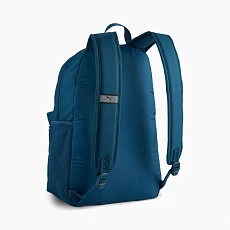 Рюкзак спорт. PUMA Phase Backpack, 09116441, полиэстер, темносине-зеленый