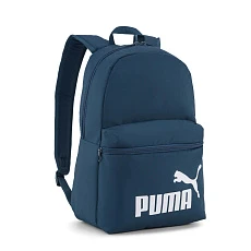 Рюкзак спорт. PUMA Phase Backpack, 09116441, полиэстер, темносине-зеленый