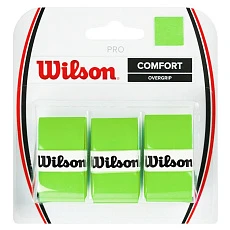 Овергрип Wilson Pro Overgrip, WRZ470810, 0.5 мм, размер 2,5см*120см,3 шт, салатовый