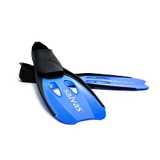 Ласты для плав. Salvas Cancun Fin, BA12542BTSTS,TPR и Technoflex, р.42-43, синий