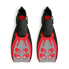 Ласты для плав. Salvas Tonic Dive, BA190LXR1STS,TPR и Technoflex, р. L/XL, красный