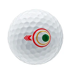 Мяч для гольфа Bridgestone 25 e12 Straight White, BGB5CWX, 3 шт/уп, белый