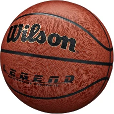 Мяч баск. WILSON Legend Comp, WTB0915XB, р.5, синт.кожа (композит), бутил. камера, коричневый