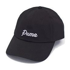 Бейсболка спорт. PUMA ESS Script Logo Dad Cap, 02703901, 100% хлопок, черный