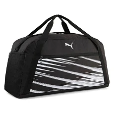Сумка спортивная PUMA Attacanto Sports Bag M, 09163001, полиэстер, черно-белый