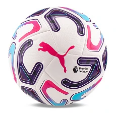 Мяч футб. PUMA Stellar Goal PL Reactivity, 08519301, р.5, 16п, ТПУ, маш. сш, бело-фиолетово-розовый