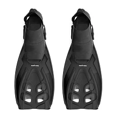 Ласты для плав. Salvas Tonic Dive, BA190SMNNSTS,TPR и Technoflex, р.S/M, чёрный