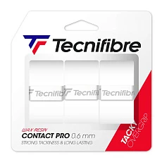 Овергрип Tecnifibre Pro Contact Blanc, 52ATPCONWH, упак. по 3 шт, 0.6 мм, 110см, белый