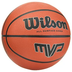 Мяч баск. WILSON MVP, WTB1419XB07, р.7, резина, бутил.камера, коричневый