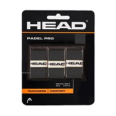 Овергрип Head Padel Pro, 285111-BK, 0.6 мм, 3 шт, черный