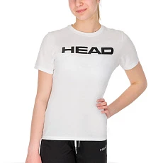 Футболка женская HEAD Club Original T-Shirt W 814845-WH-XS, р.XS, полиэстер, хлопок, эластан, белый