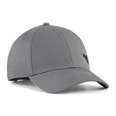 Бейсболка спорт. PUMA ESS Elevated BB Cap, 02715402, хлопок, полиэстер, серый