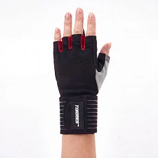 Перчатки для занятий спортом TORRES, PL6267L, р.L, полиэстер, микрофибра, подбивка 6 мм, черные