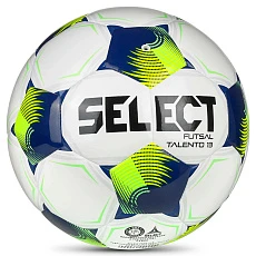 Мяч футзал. SELECT Futsal Talento 13 V26, 1062471015, р.3, 32п, ТПУ, гибр.сш, бело-сине-желтый