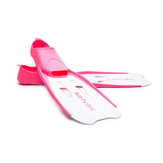 Ласты для плав. Salvas Cancun Fin, BA12536WFSTS,TPR и Technoflex, р.36-37, бело-розовый