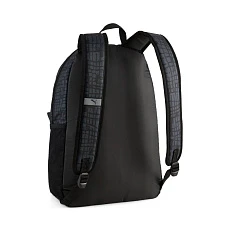 Рюкзак спорт. PUMA Phase AOP Backpack, 09116917, полиэстер, черно-серый