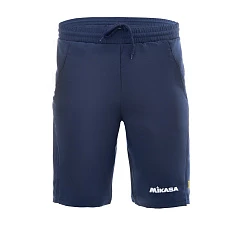 Шорты тренир. MIKASA MT209-036-2XL, р.2XL, 100% полиэстер, темно-синий