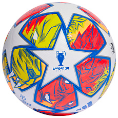 Мяч футб. ADIDAS UCL League IN9334, р.4, ТПУ, 32 панели, термосшивка, бело-мультиколор
