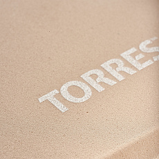 Блок для йоги TORRES, YL8005P, размер 8x15x23 см, материал ЭВА, пудровый