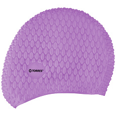 СЦ*Шапочка для плав. TORRES Bobbles, SW-12204VL, сиреневый, силикон