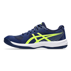 Кроссовки волейбольные мужские ASICS Upcourt 6 1071A104 400, р.11,5(рос.44.5), сине-зеленый