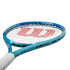 Ракетка б/т Wilson Ultra Power 103 Gr2, WR146910U2, для любителей, графит, со струнами, сине-голубой
