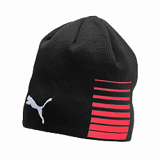 Шапка PUMA LIGA Reversible Beanie, 02235701, 100% полиэстер, двустор, черно-красный