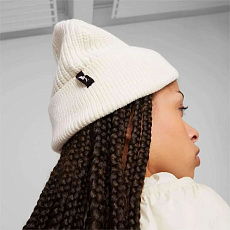 Шапка PUMA Metal Cat Beanie, 02487402, акрил, полипропилен, молочный