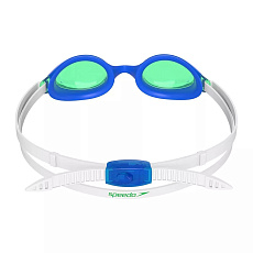 Очки для плав. детск. SPEEDO Hyper Flyer Jr, 8-7750317424, ЗЕЛЕНЫЕ линзы, синяя оправа