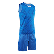Форма баскетб. игровая TORRES Pro, B-1033-06-M, р.M, 100% полиэстер, васильковый