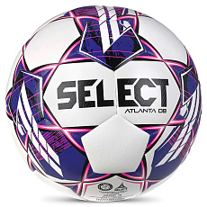 Мяч футб. SELECT Atlanta DB, 0575960900, р.5, FIFA Basic, 32пан, гл.ТПУ, гибрид.сш, бело-фиолетовый