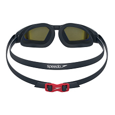Очки для плав. SPEEDO Hydropulse Mirror, 8-12267D646, ЗЕРКАЛЬНЫЕ линзы, черная оправа