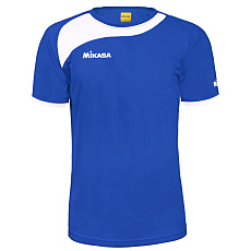 СЦ*Футболка волейб. игровая муж. MIKASA MT288-025-2XL, р.2XL, 100% полиэстер, сине-белый