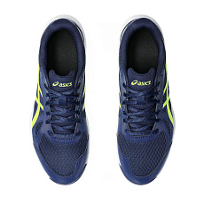 Кроссовки волейбольные мужские ASICS Upcourt 6 1071A104 400, р.11,5(рос.44.5), сине-зеленый