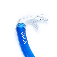 Трубка плавательная Salvas Flash Junior Snorkel, DA301C0BBSTS, р. Junior, синий