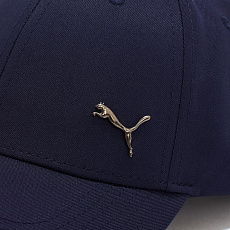 Бейсболка спорт. PUMA Ess Metal  Cat BB Cap, 02599406, 100% полиэстер, темно-синий