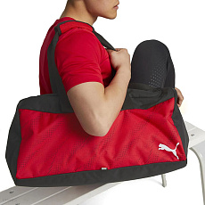 Сумка спортивная PUMA IndividualRISE Medium Bag, 07932401, полиэстер, черно-красный