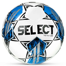 Мяч футб. SELECT Team DB V25, 0865560022, р.5, FIFA Basic, 32 пан, гл.ПУ, гибридн.сш., бело-синй