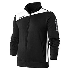 Куртка от костюма MIKASA MT542-046-2XL, размер 2XL, 70% хлопок 30% полиэстер, черно-белый