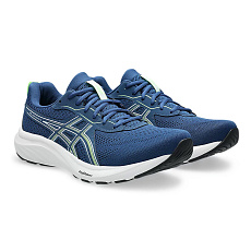 Кроссовки бег. ASICS Gel-Contend 9 1011B881 407, р.7 (рос.39),кожзам,текстиль,резина, темно-синий