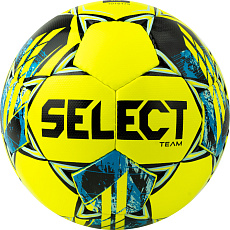 Мяч футб. SELECT Team Basic V23, 0865560552, р.5, FIFA Basic, 32 пан, гл.ПУ, руч.сш., желто-син